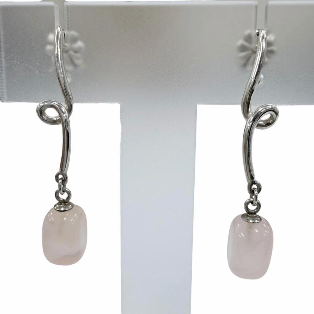 TIFFANY & CO. Silver Quartz Earrings
